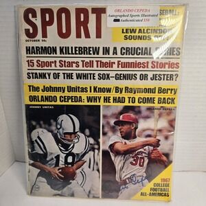 Orlando Cepeda Autographed Sports Illustrated Authenticated